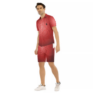 BANDANA LUXURY Bs'UP Men's Short Sleeve Shirt Sets