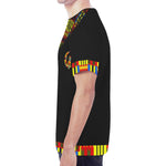 KENTE BLUE New All Over Print T-shirt for Men