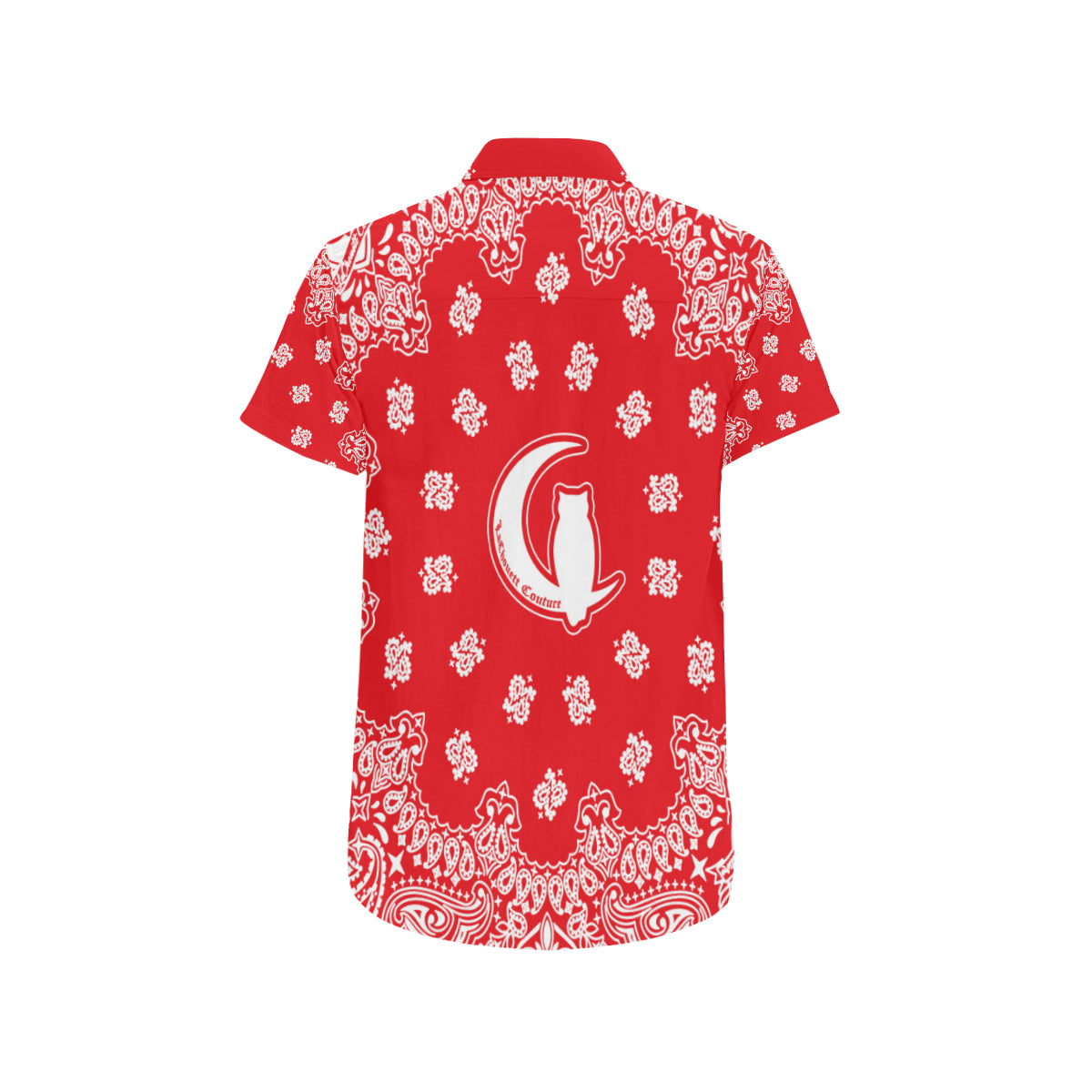 BANDANA Bs'UP Men's All Over Print Short Sleeve Shirt