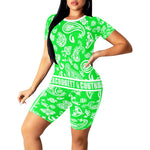 BANDANA PAISLEY Women's Short Yoga Set