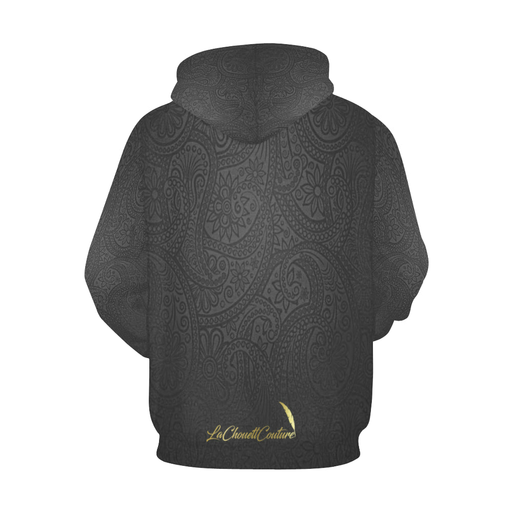 LUXURY BLACC GANG All Over Print Hoodie for Men (USA Size) (Model H13)