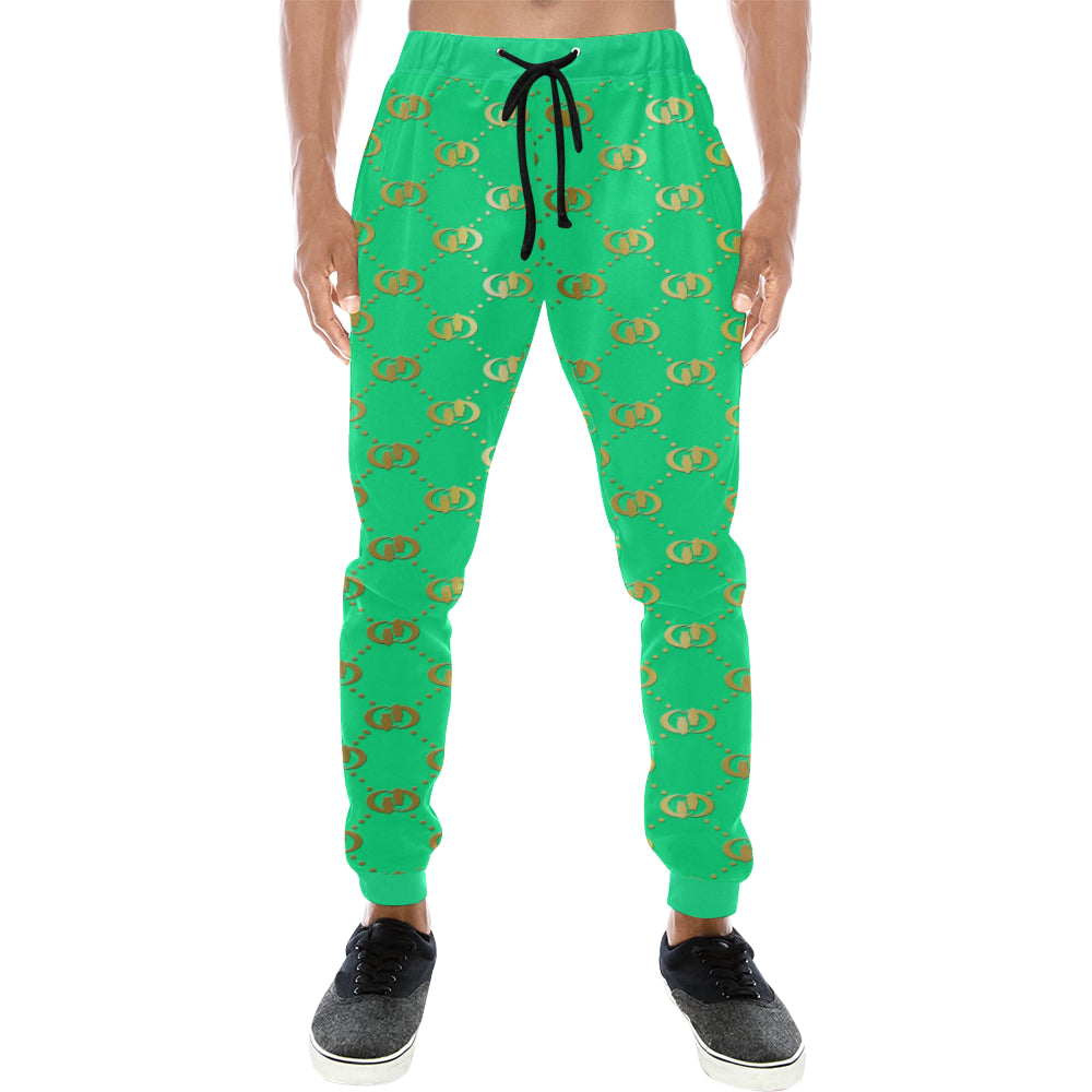 EXCELLANCE TRQGLD Men's All Over Print Sweatpants (Model L11)