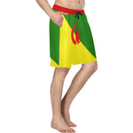 YANAZER  Men's All Over Print Casual Shorts