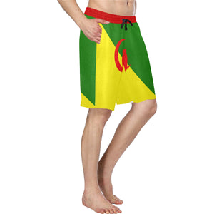 YANAZER  Men's All Over Print Casual Shorts