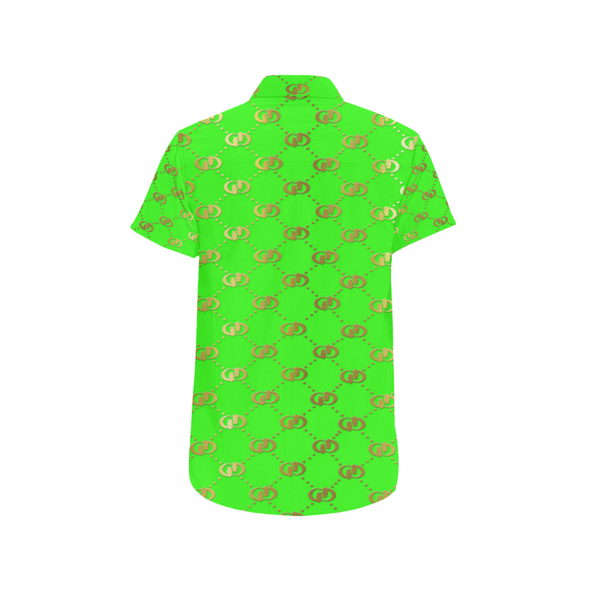 EXCELLENCE SKUNKGLD Men's All Over Print Short Sleeve Shirt