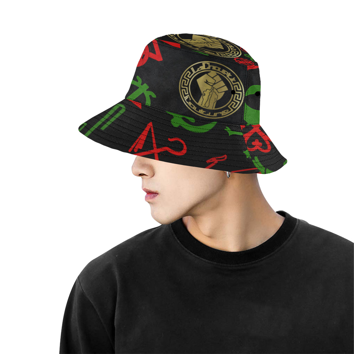KMT WORLD All Over Print Bucket Hat