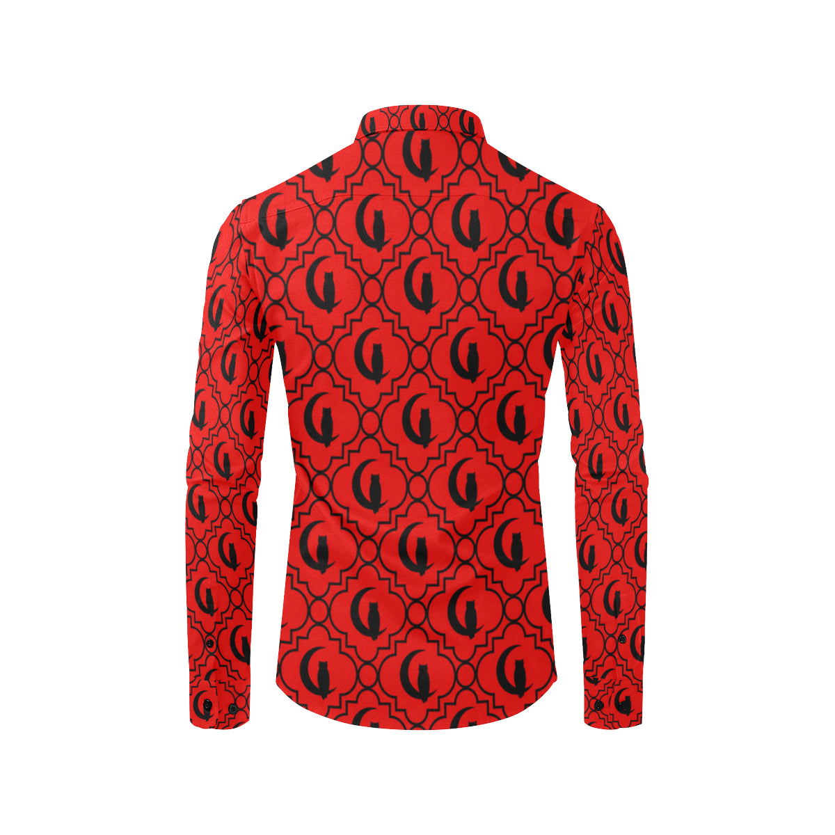 ELEGANCE RBLCC Men's All Over Print Casual Dress Shirt (Model T61)
