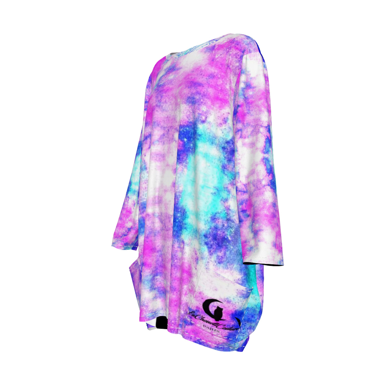 COLORFULL Women's Loose Crew Neck shirt