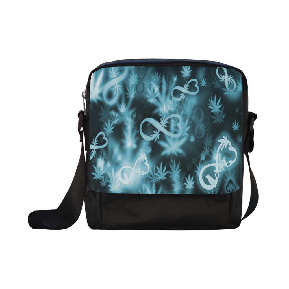 INFINITY BLUE COSMOS Crossbody Nylon Bags (Model 1633)
