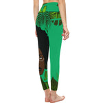 FOREST KWEEN All Over Print High-Waisted Leggings