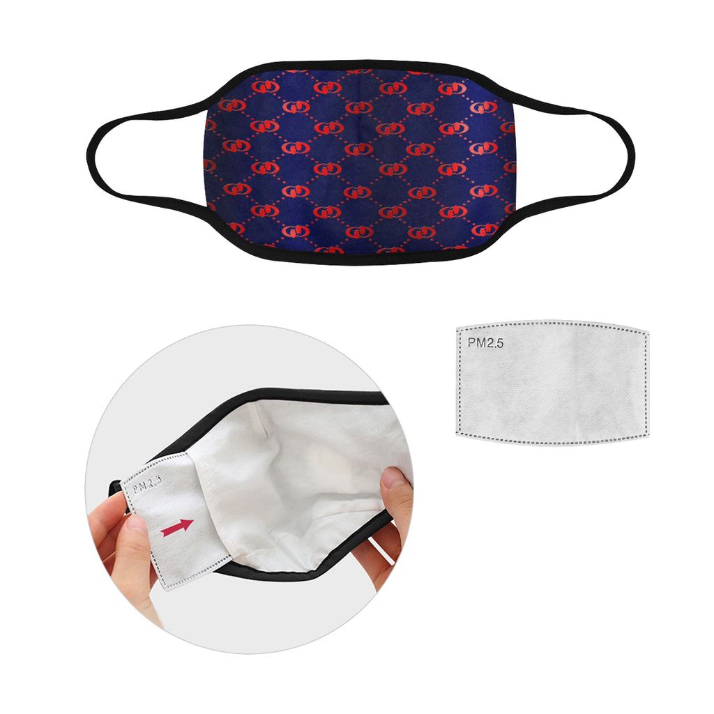 EXCELLENCE BLURED Mouth Mask in One Piece (2 Filters Included)