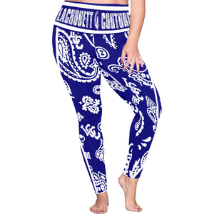 BANDANA PAISLEY Plus Size High Waist Leggings