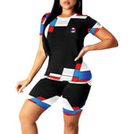 FRANCE Women's Short Yoga Set