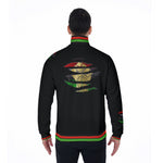 RBG ANKH B RIPPED Stand Collar Jacket