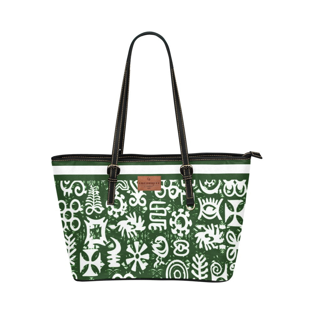 ADINKRA MX Leather Tote Bag/Small