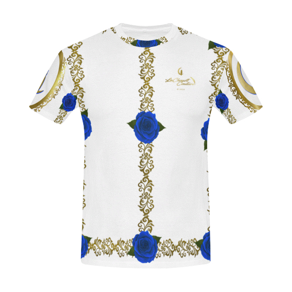 BLUE ROSES All Over Print T-Shirt for Men