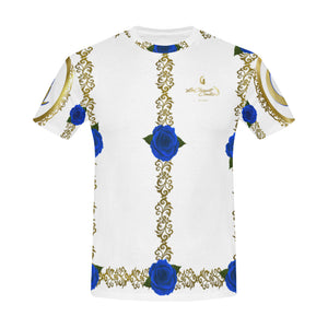 BLUE ROSES All Over Print T-Shirt for Men