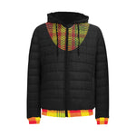 MADRAS STRASS PADDED HOODIE JACKET Men's Padded Hooded Jacket