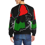 BLACC PANTHER BLACC Men's Rib Cuff Crew Neck Sweatshirt