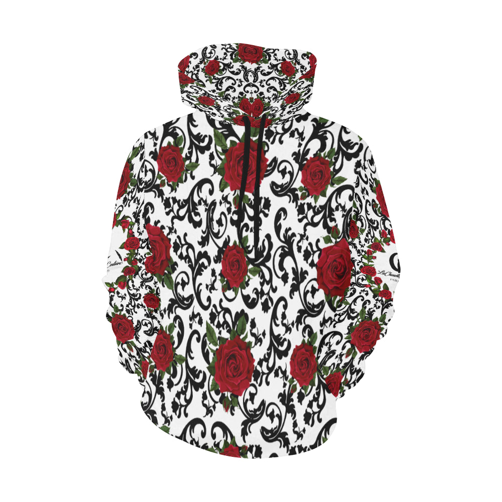RED ROSES All Over Print Hoodie for Men