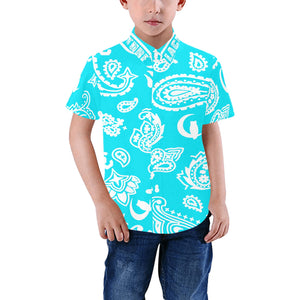 BANDANA PAISLEY Boys' All Over Print Short Sleeve Shirt