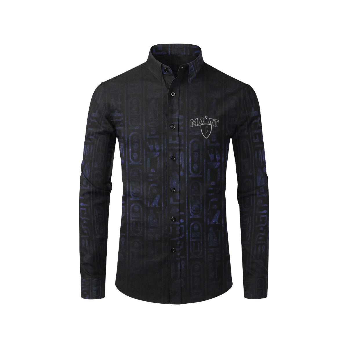 MA'AT Men's All Over Print Casual Dress Shirt (Model T61)