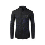 MA'AT Men's All Over Print Casual Dress Shirt (Model T61)