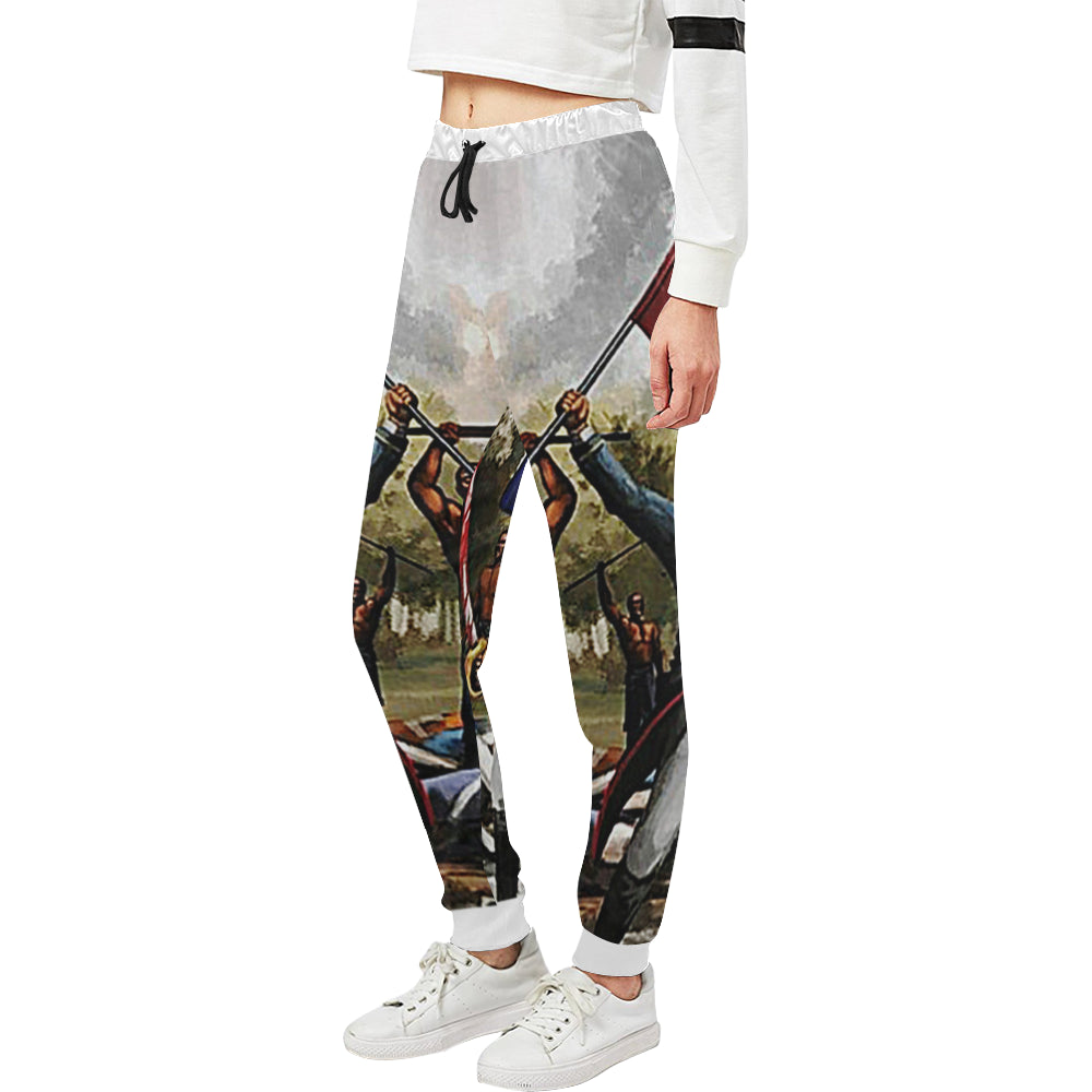 HAITI REVOLUTION Women's All Over Print Sweatpants (Model L11)