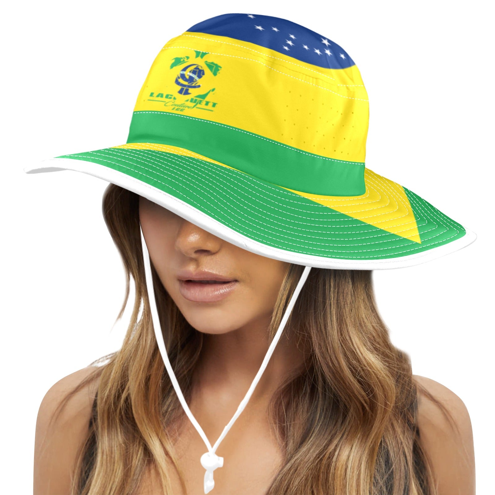 LATINA WORLD Wide Brim Bucket Hat