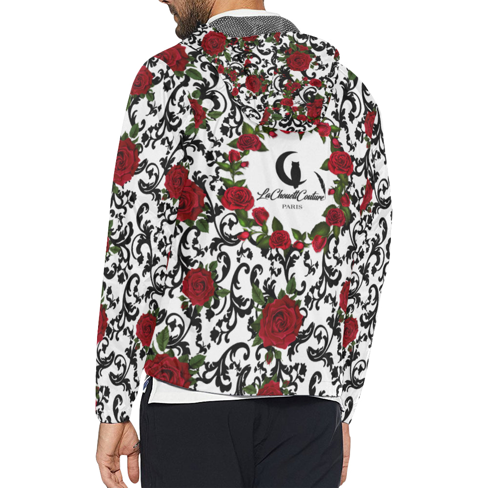 RED ROSES Unisex All Over Print Windbreaker