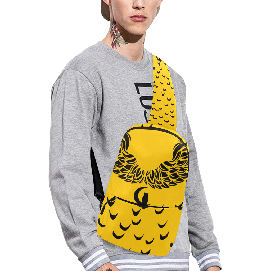 LCC WINGZ YELLOW Chest Bag (Model 1678)