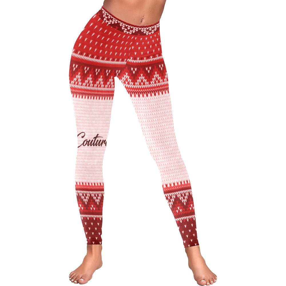 LCC KNITTED Women's Low Rise Leggings