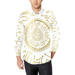 CRYPTO KMT Men's Casual Dress Shirt