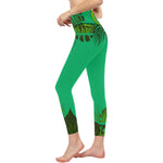 FOREST TROPICAL All Over Print High-Waisted Leggings