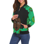 TROPICAL KWEEN FOREST All Over Print Bomber Jacket