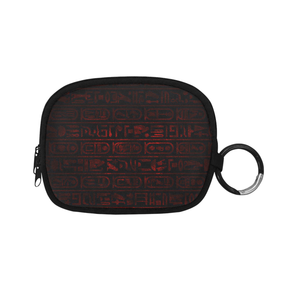HIEROGLYH RED Coin Purse (Model 1605)