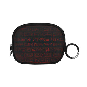 HIEROGLYH RED Coin Purse (Model 1605)