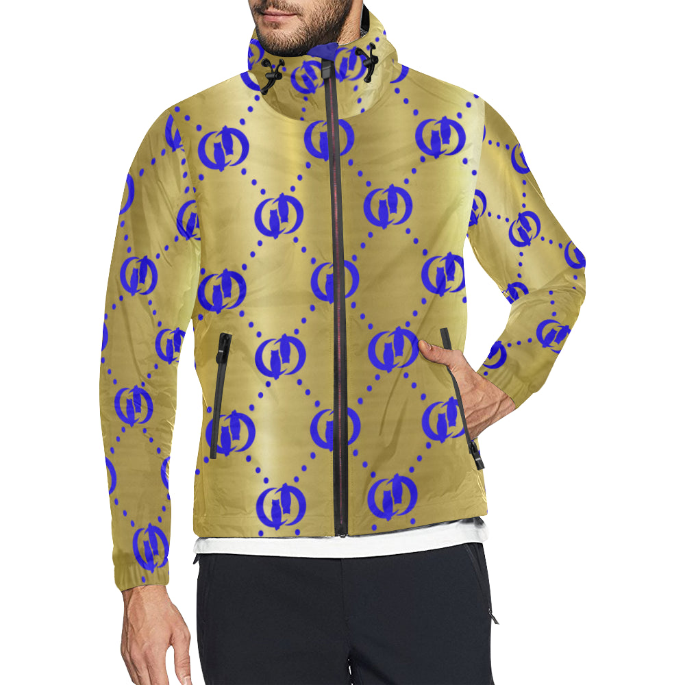 GOODIE GBLUE All Over Print Windbreaker for Unisex