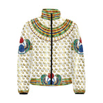 MEDJAY LCC WHITE Men's Stand Collar Padded Jacket