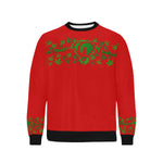 SUPER DANK Men's Rib Cuff Crew Neck Sweatshirt