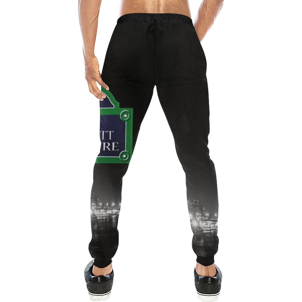 PARIS BY NIGHT Men's All Over Print Sweatpants (Model L11)