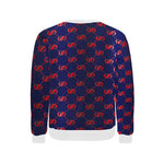 EXCELLENCE BLURED Men's Rib Cuff Crew Neck Sweatshirt