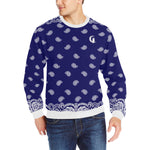 BANDANA FULLY Men's Rib Cuff Crew Neck Sweatshirt