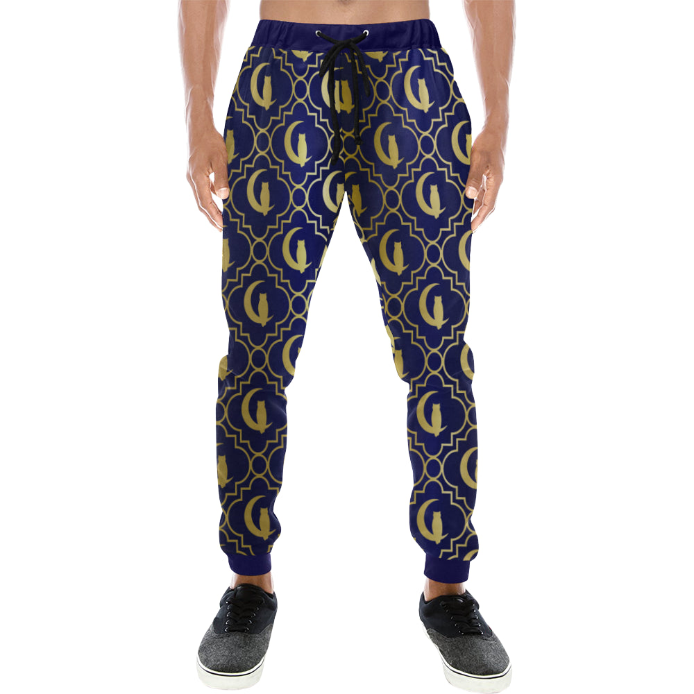 ELEGANCE OFFICIAL Men's All Over Print Sweatpants (Model L11)