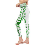 SUPER WEED All Over Print High-Waisted Leggings (Model L36)
