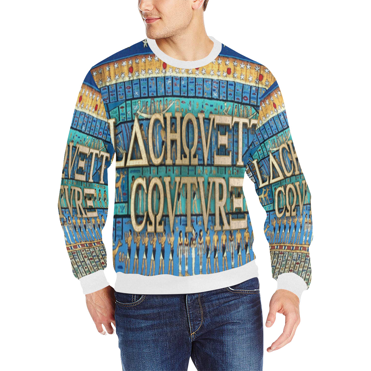 THE NUN Men's Rib Cuff Crew Neck Sweatshirt