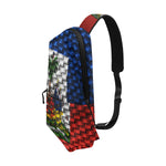 HAITI FLAG Chest Bag (Model 1678)