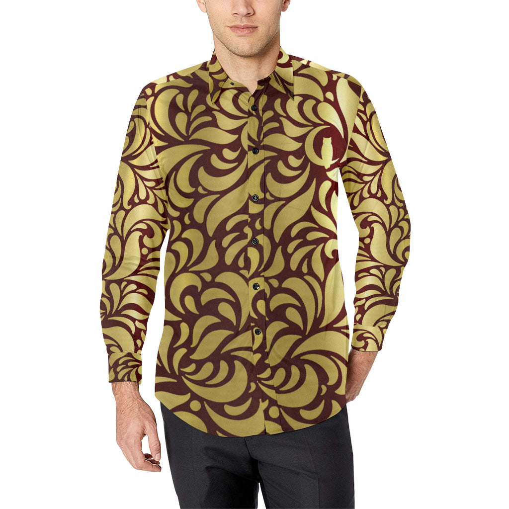 GORGEOUS  BRDX Men's All Over Print Casual Dress Shirt
