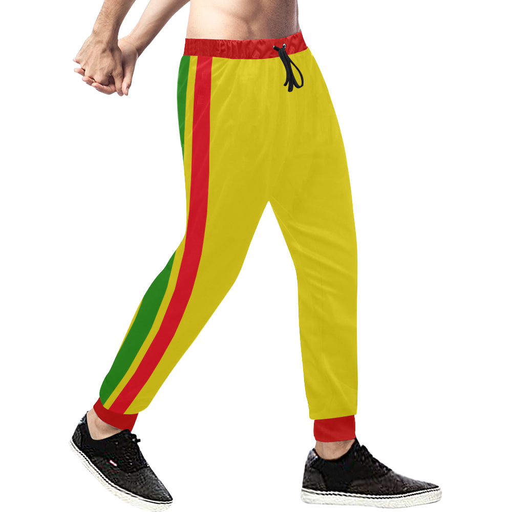 FRESH UP RASTA Men's All Over Print Sweatpants (Model L11)