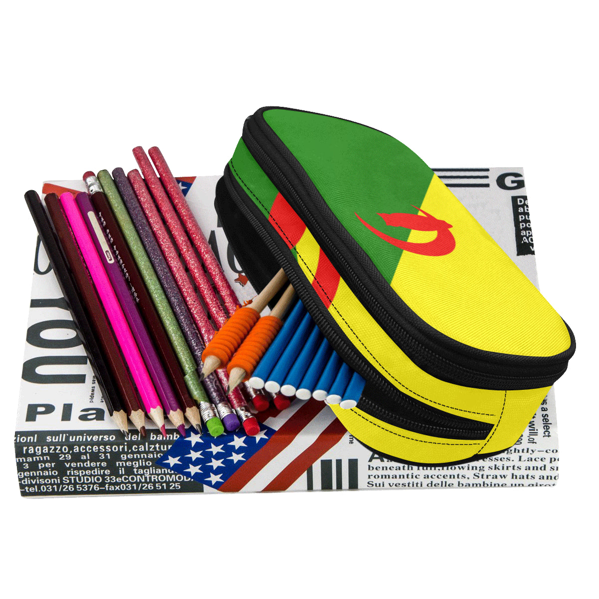 YANAZER FLAG Pencil Pouch/Large